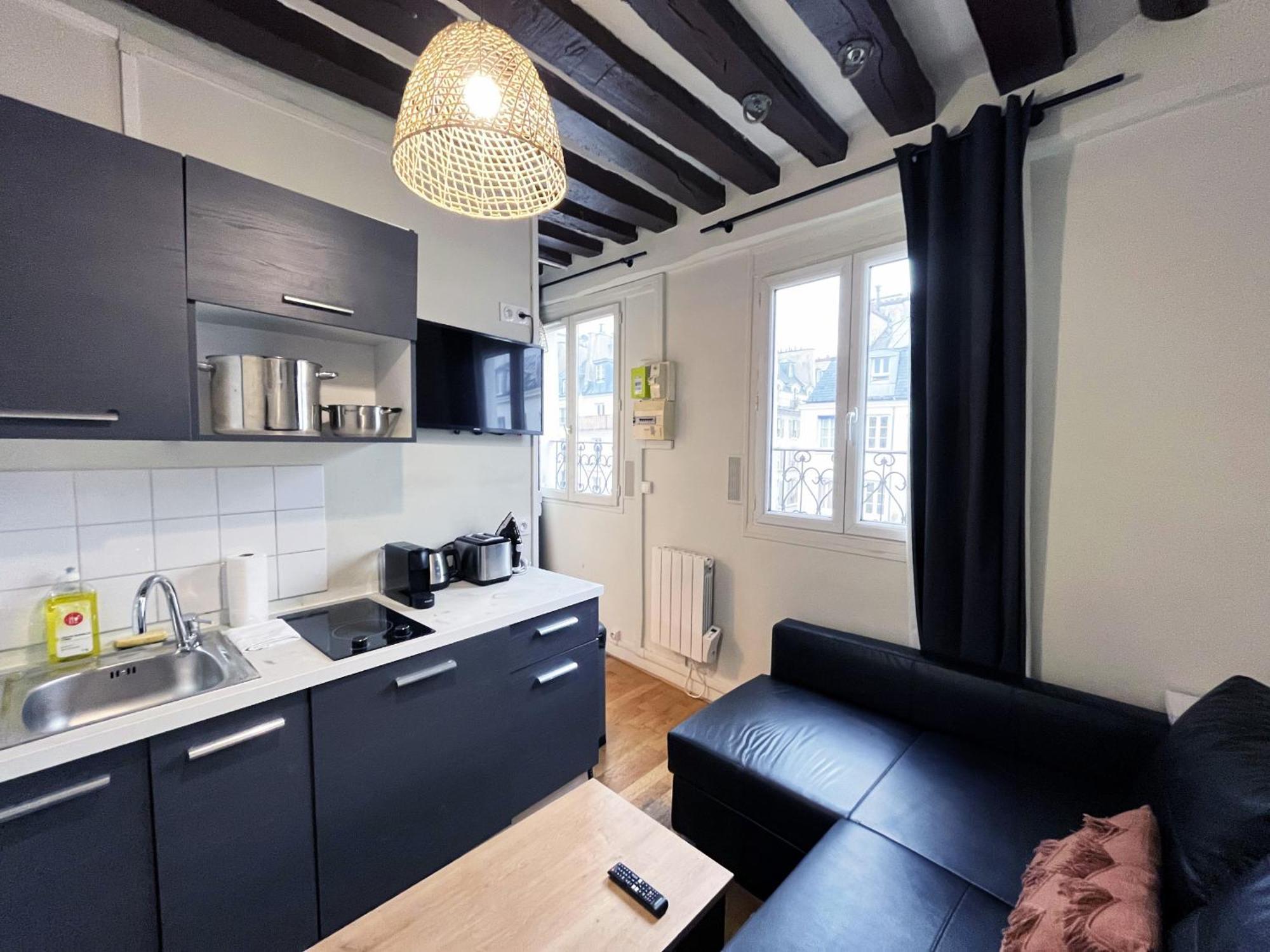 164 - Charming Studio In Center Of Parijs Buitenkant foto