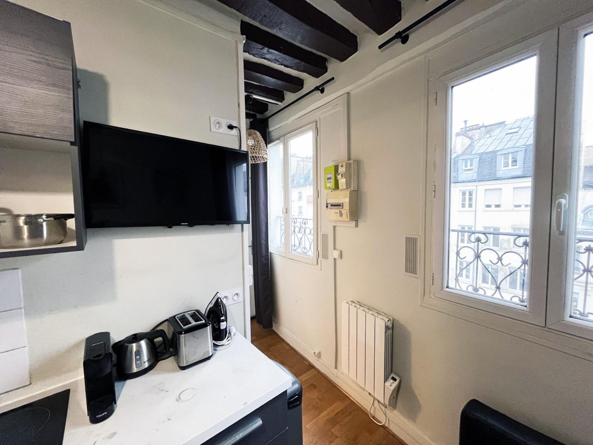 164 - Charming Studio In Center Of Parijs Buitenkant foto